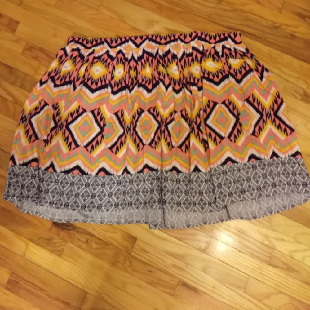 Tribal Print Skirt